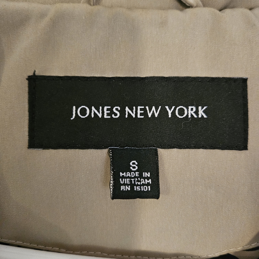 Jones New York Black and Cream Women's Coat - Picture 2 of 5